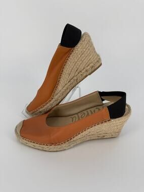 Corina Leather Espadrille Wedge Sandals Women’s EU 37 Brown Platform Spain